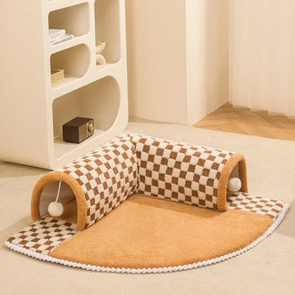 LaskoStorePets™ Washable Tunnel Cat Nest Mat